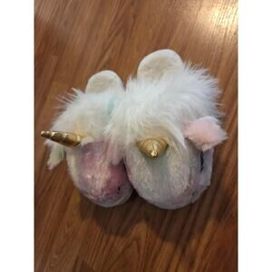 Adorable Pink Unicorn Slippers - Size 5 - Perfect for Little Feet!